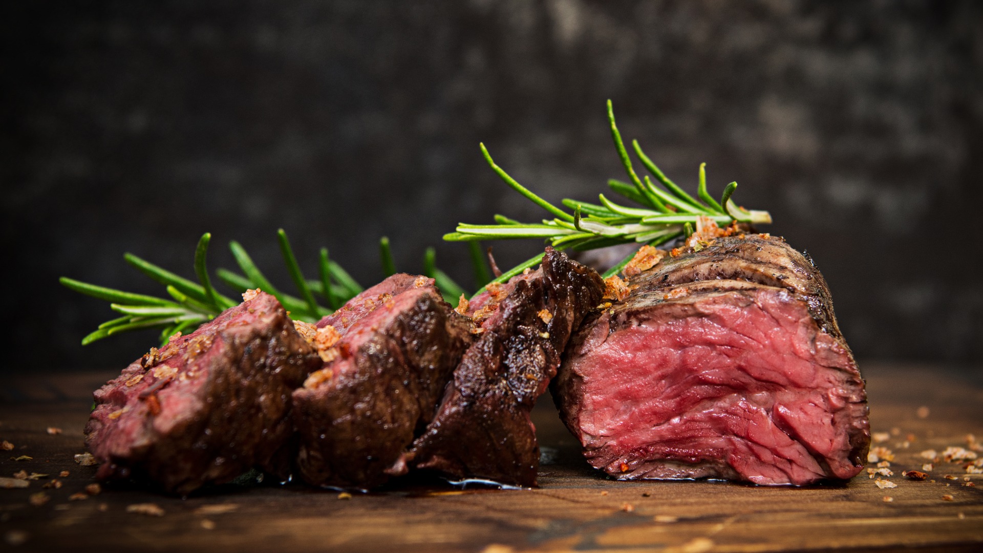 Close up of seared steak Close up of seared steak